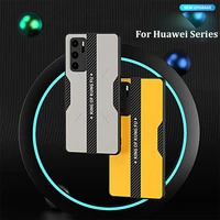 new phone case for huawei p50 p30 p40 pro plus mate 40 30 pro fashion kungfu leather phone case soft tpu black cover accessories