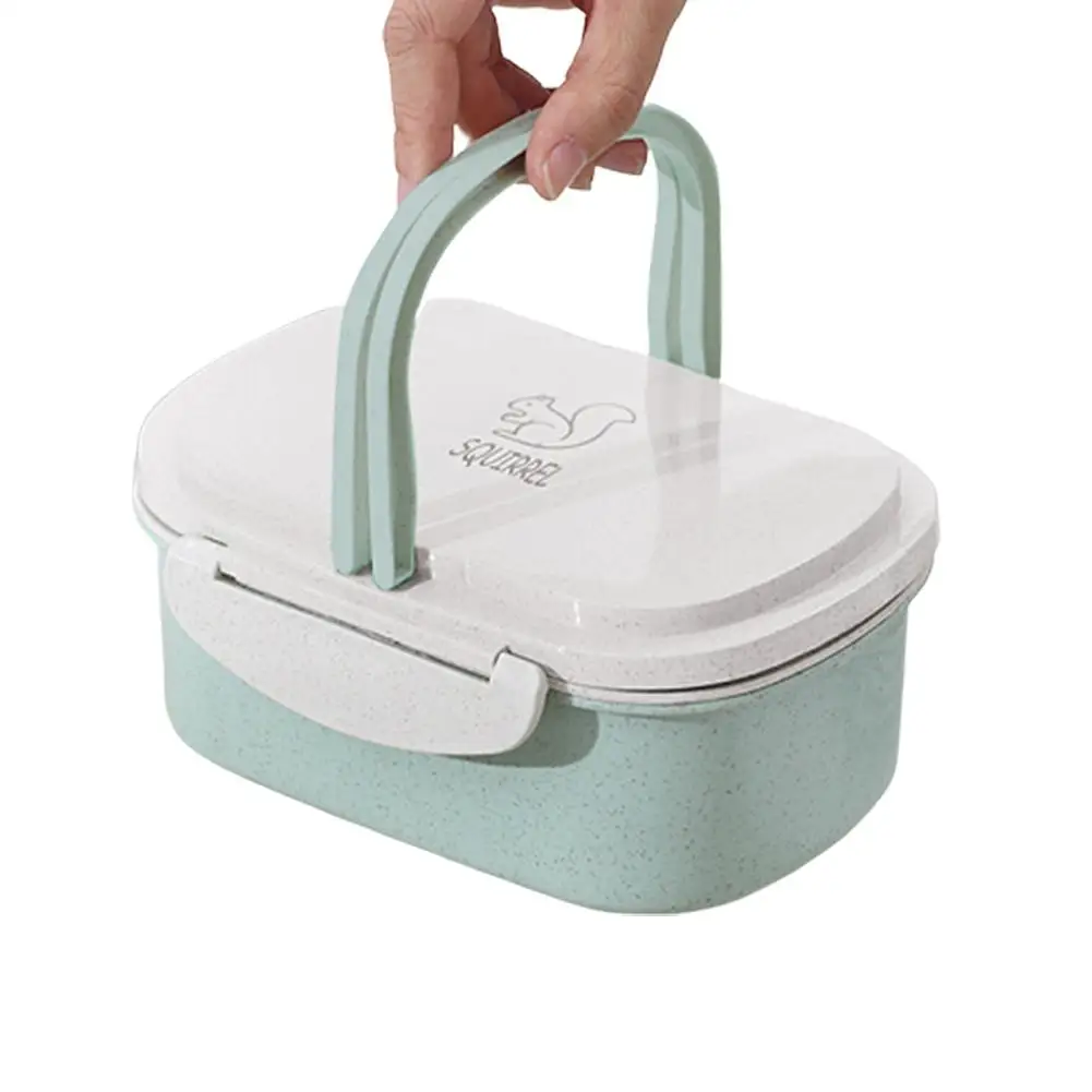 Studyset портативный двухслойный пшеничный стебель коробка для хранения еды