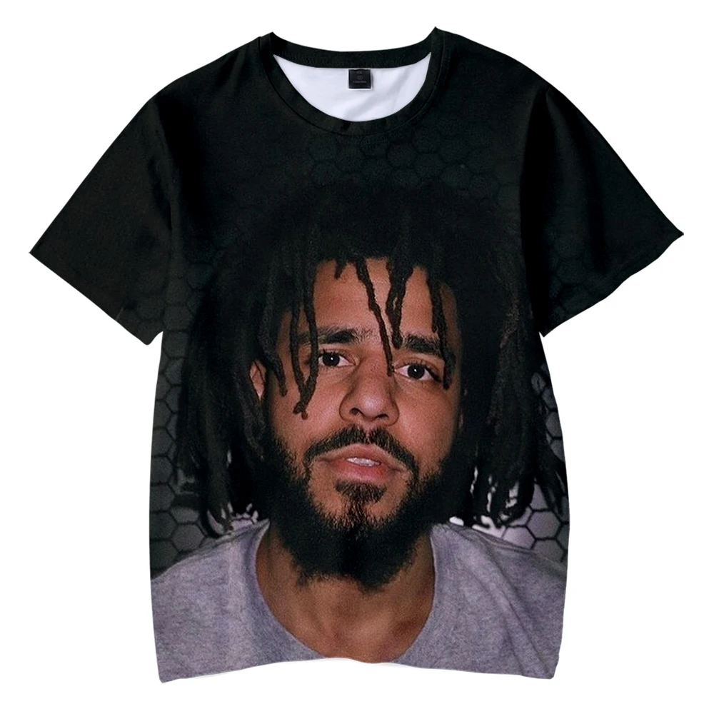 

J.Cole New 3D Print Family Matching T-shirt Fashion Summer Short Sleeve T Shirts 2021 Casual Trendy Streetwear Tee Tops