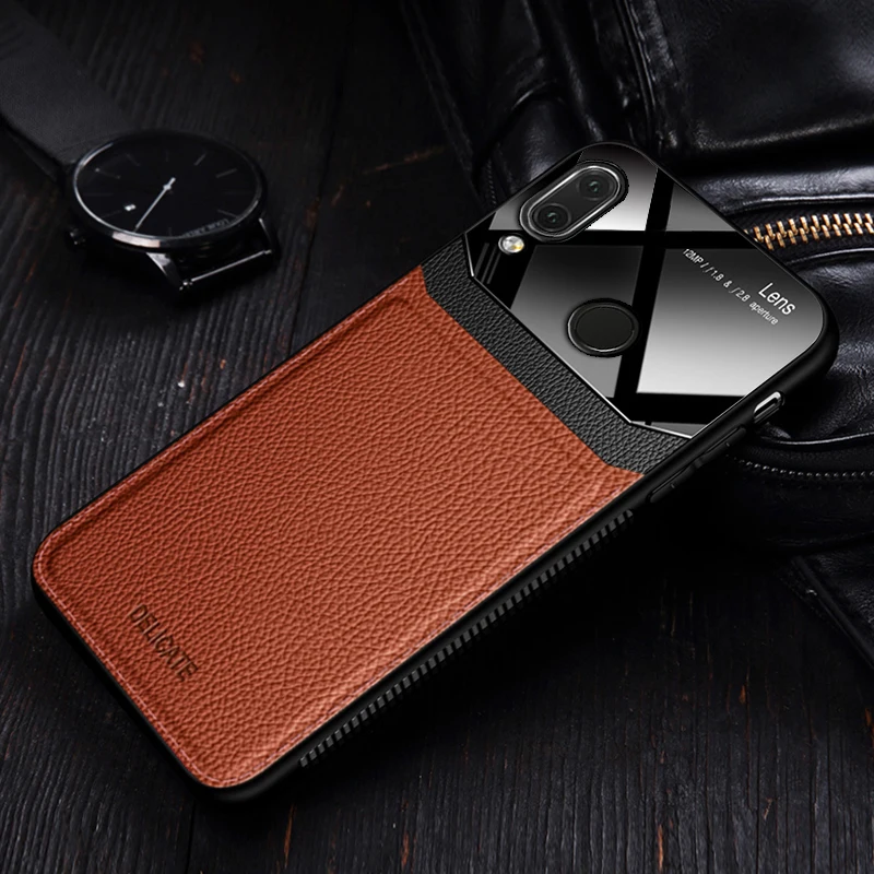 Gold I coque, чехол, чехол, для HuaWei Nova 3 4 Nova3 Nova4 4e кожаный зеркальный Силиконовый противоударный телефон роскошные оригинальные милые чехлы - Цвет: Gold
