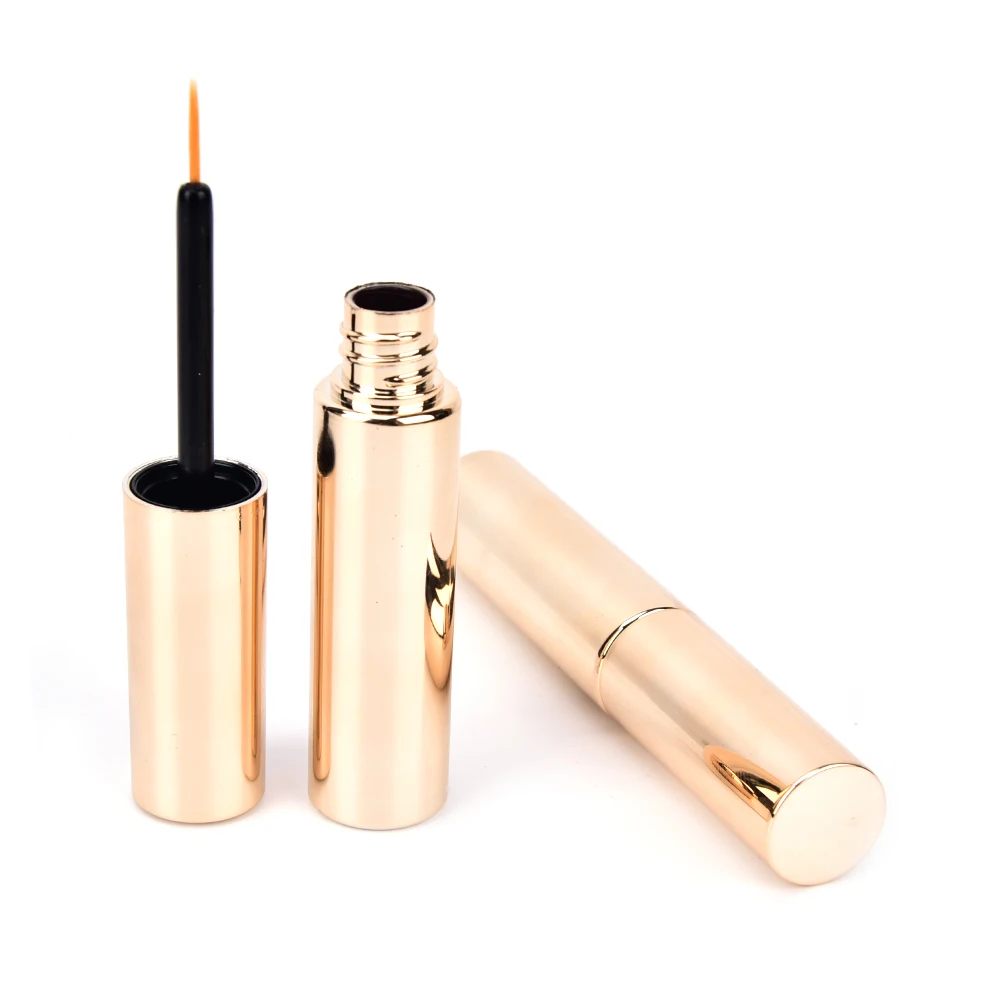 

1pcs 8ML Empty Gold bottle waterproof liquid eyeliner long lasting eye pencil for eye makeup cosmetic eye liner