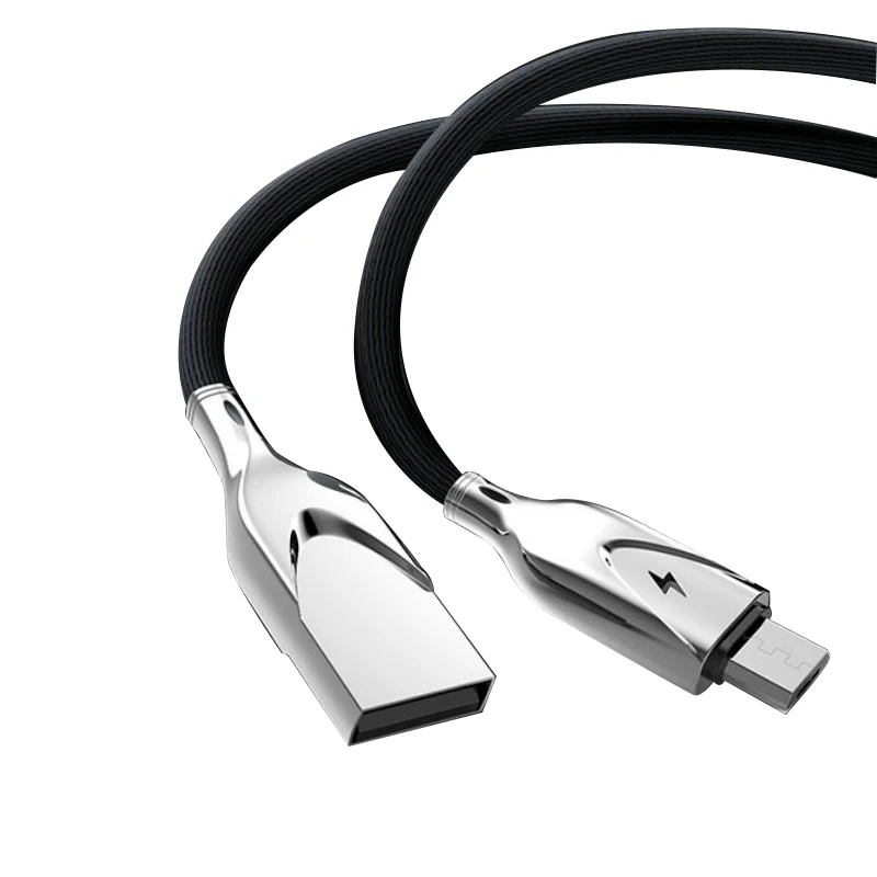 1m/ 2m USB кабель для мобильный телефон с разъемом Micro Type C 8 ми штифтовый зарядного