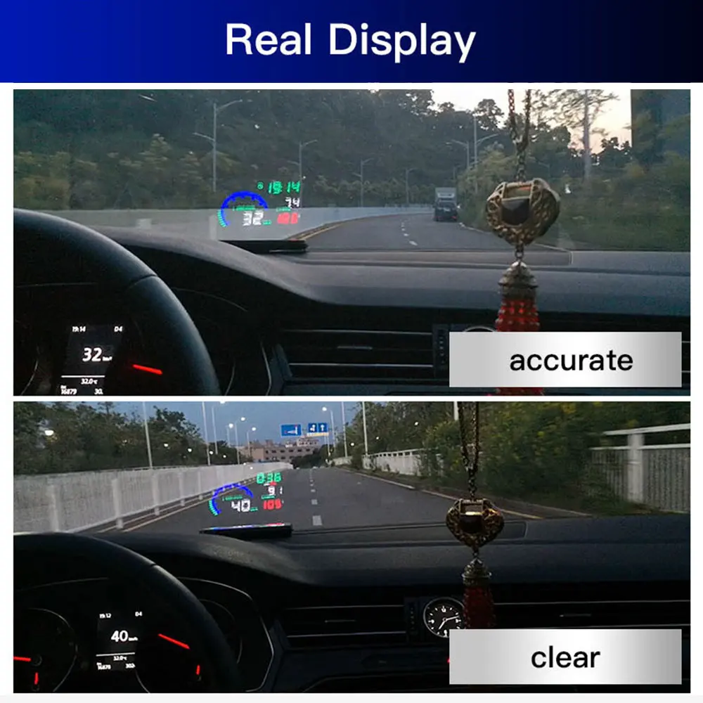 5 дюймов L8 автомобильный HUD проектор транспортных средств светодиодный лобовое