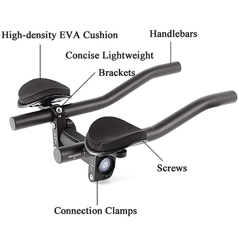 

Cycling Bike Rest Handlebar Bicycle Relaxation Handle Bar Triathlon MTB Road Bike Arm Rest Bar Bike