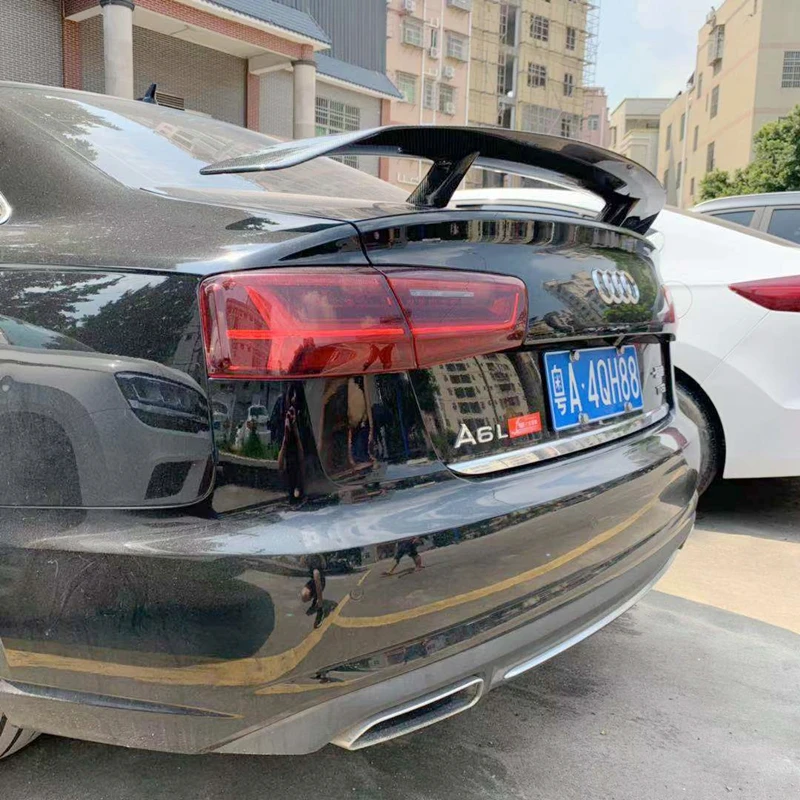 Автомобильный спойлер для заднего крыла из углеродного волокна AUDI A3 S4 A5 A6 A7 A8 TT R8