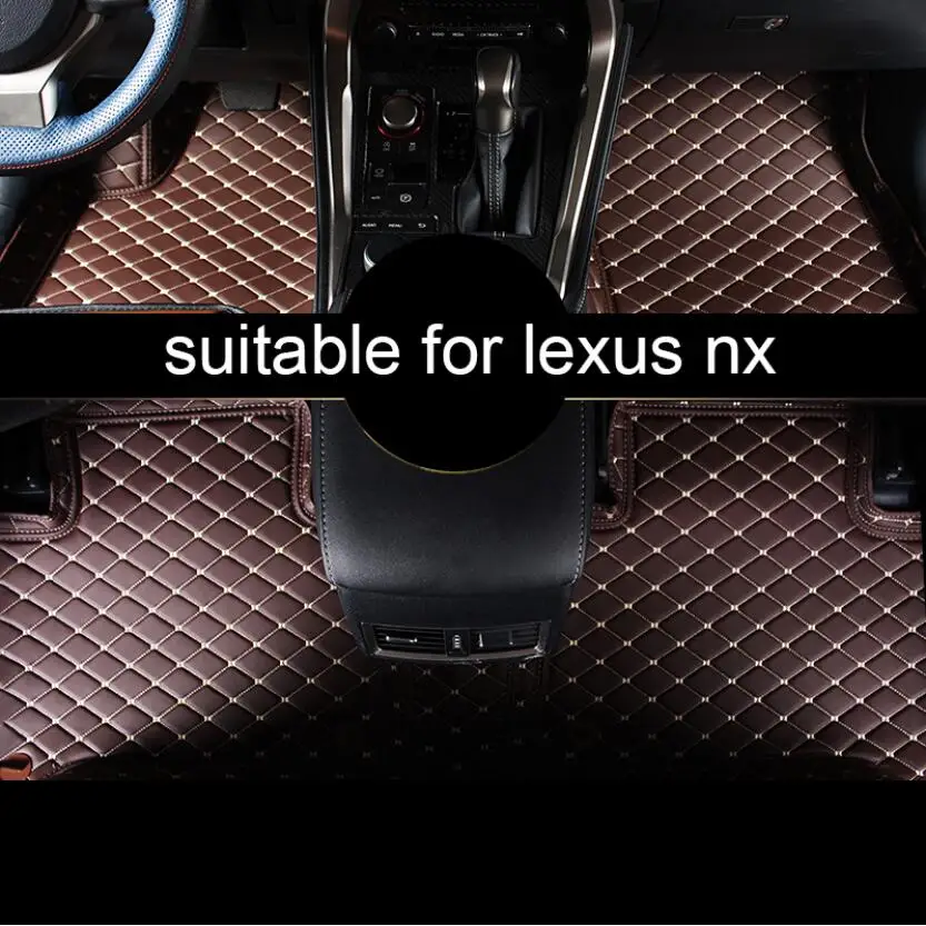 

for leather car floor mats for lexus nx200t nx300h nx300 nx200 2015 2016 2017 2018 2019 2020 accessories carpet styling