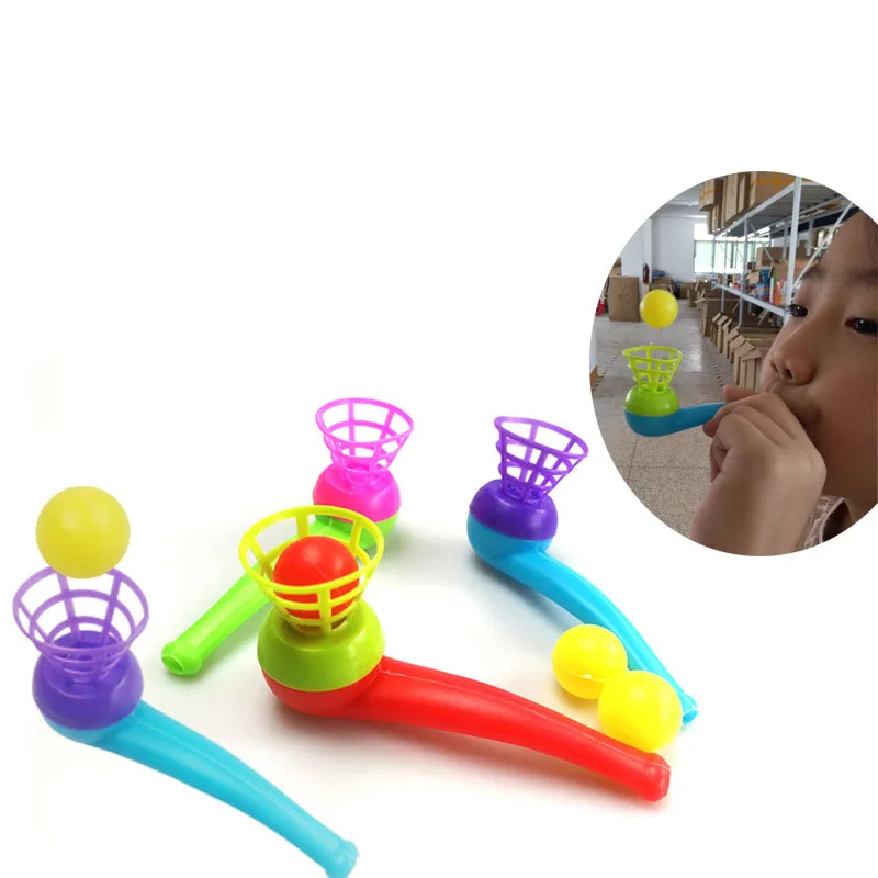 

10PcsFloating Ball Game Kids Gift Toys Kids Party Favor Blow Pipe Balls Pinata Toy Party Loot Bag Fillers Easter Birthday Party