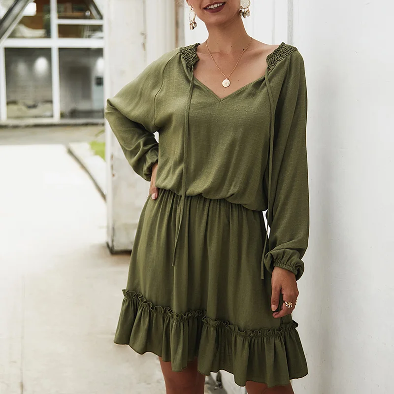 Длинное ТРАПЕЦИЕВИДНОЕ платье повседневное женское элегантное осенне зимнее с