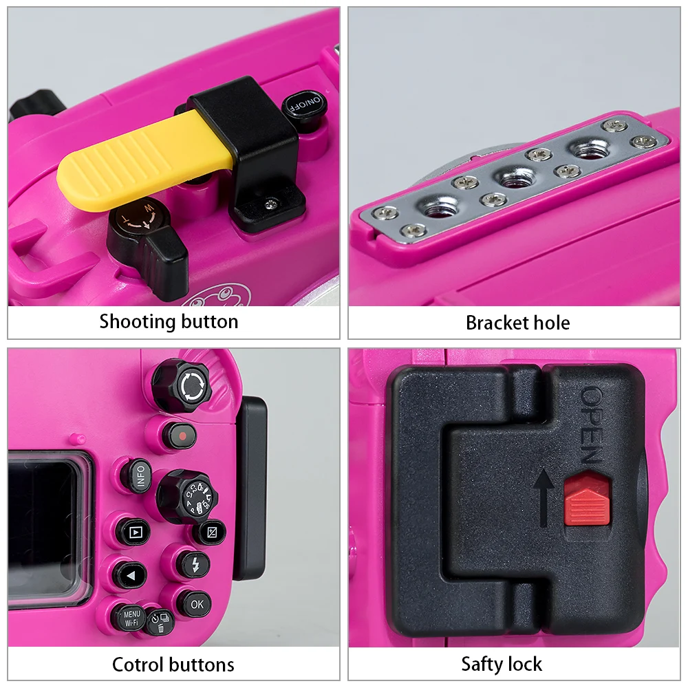 Водонепроницаемый чехол Seafrogs для камеры подводной съемки на глубине 60 м/195 футов