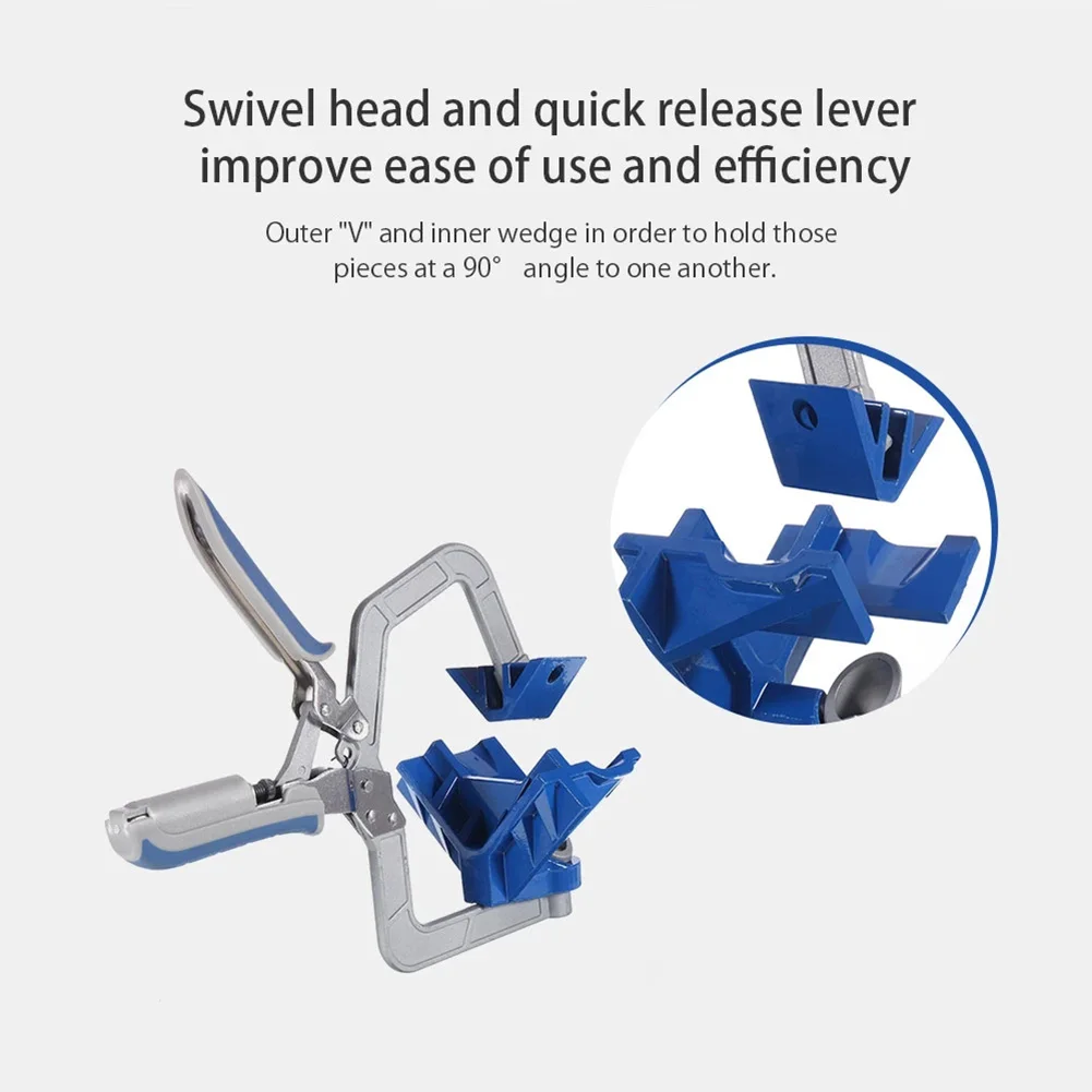 Угловой зажим под прямым углом 90 градусов для деревообработки угловой фоторамки