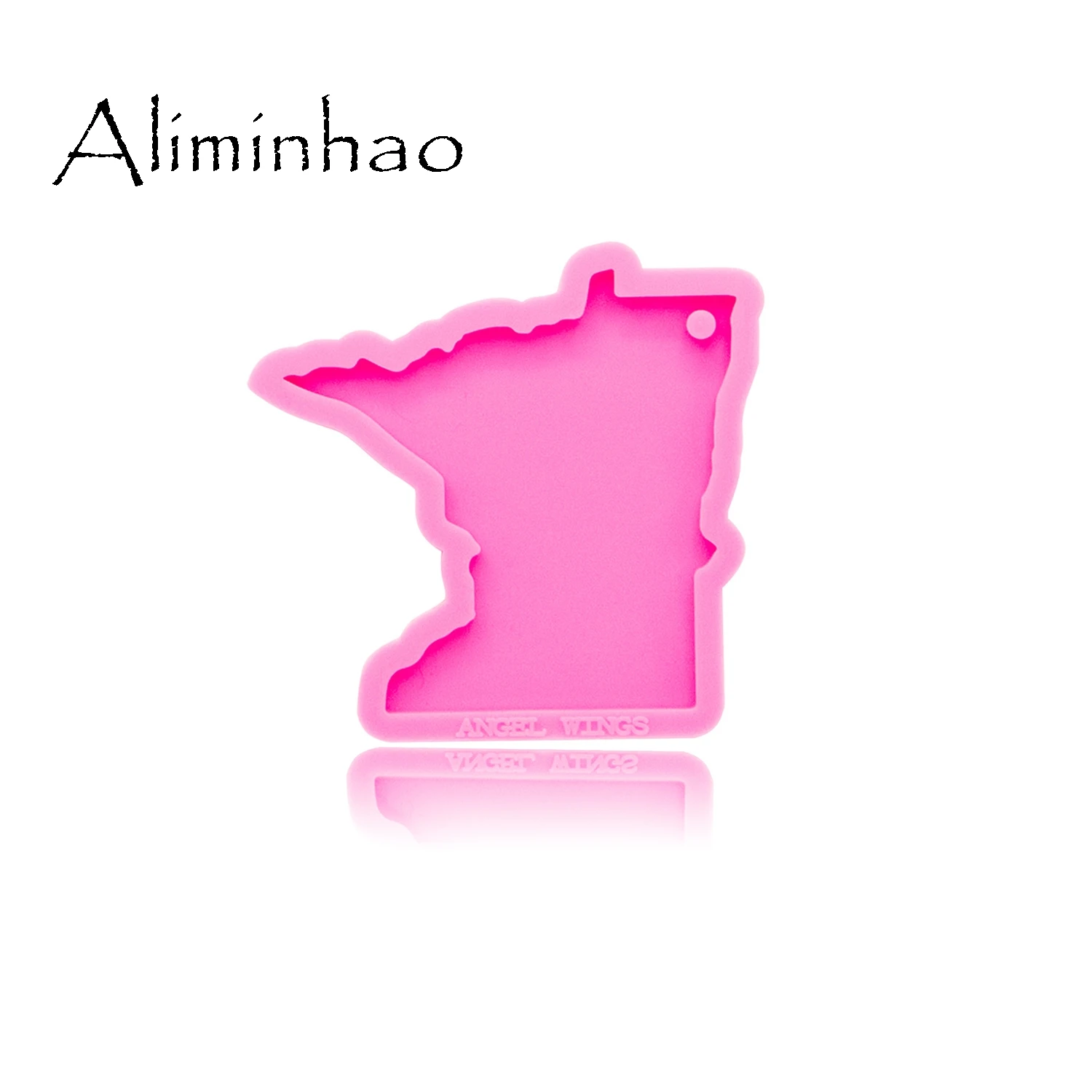 DY0227 Shiny us Minnesota state mold Silicone Molds DIY epoxy mould silicon Resin Crafting molds keychains Moulds | Дом и сад
