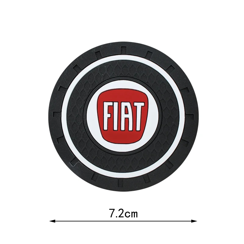 Car Cup Holder Non-slip Mat for Fiat Panda Bravo Punto Croma 500 595 - Auto Interior Decoration and Styling Accessories [1/2PCS] image 3