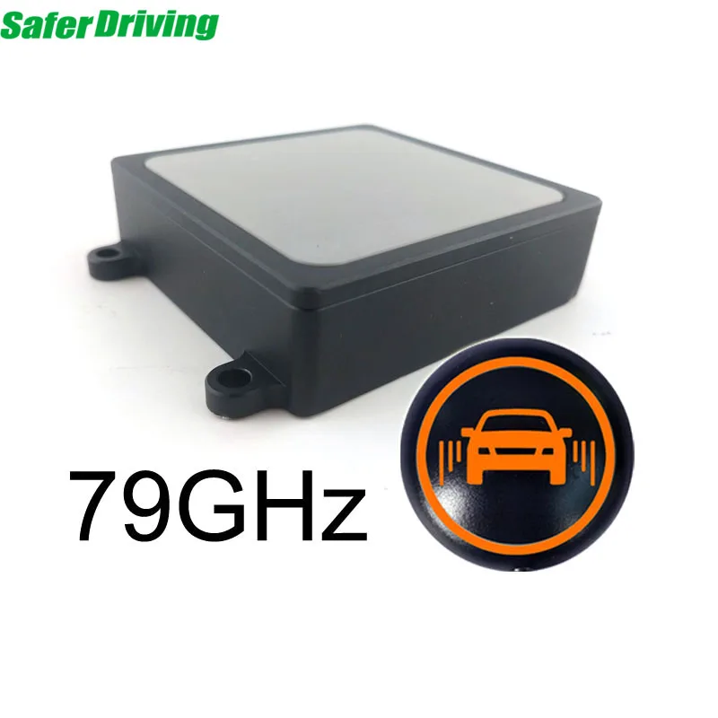 

Saferdriving 79GHZ Microwave Radar Car 12~36V Blind Bpot Safety Lateral Early Warning System AOA Overtaking Alarm Function