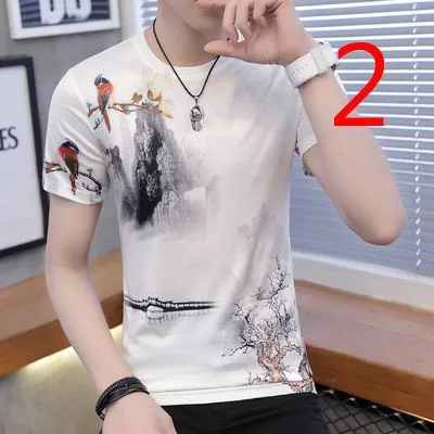 

2020 summer new trend shirt collar men's short sleeve vg