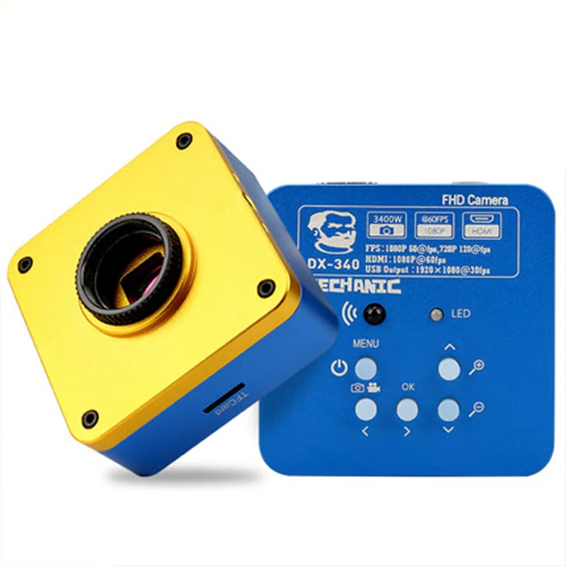 MECHANIC Microscope Camera DX-340 34 Million Pixel Industrial Grade HDMI USB Simultaneous Output motherboard Chips Phone | Инструменты