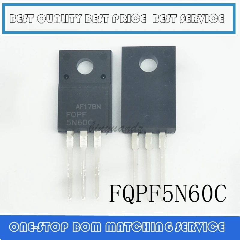 10 шт. FQPF5N60C TO 220F 5N60C 5N60 N Channel MOSFET|Запасные части| |