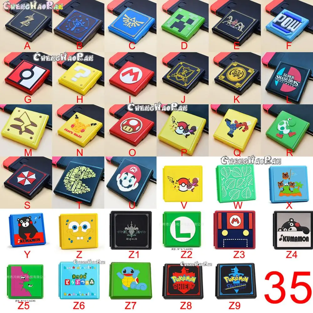 35 цветов 12in1 Внешний жесткий корпус для Nintendo Switch / NS переключатель Lite Портативный