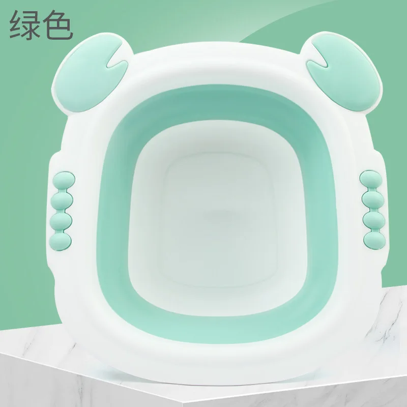 Мультфильм Портативный детская ванночка для мытья лица лоток ванной комнаты