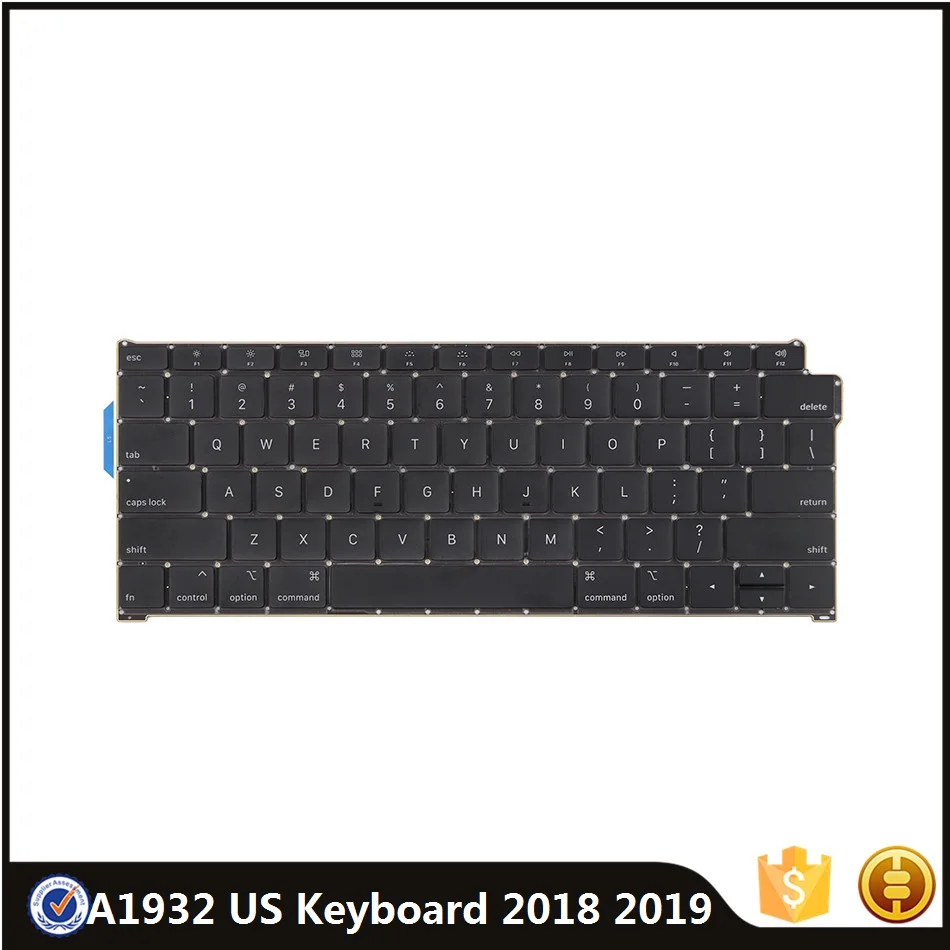 

Оригинальная клавиатура A1932 US ES для Macbook Air Retina A1932 13 дюймов 2018 2019 MRE82 MVFH2 EMC 3184, запасная Клавиатура для ноутбука, новинка