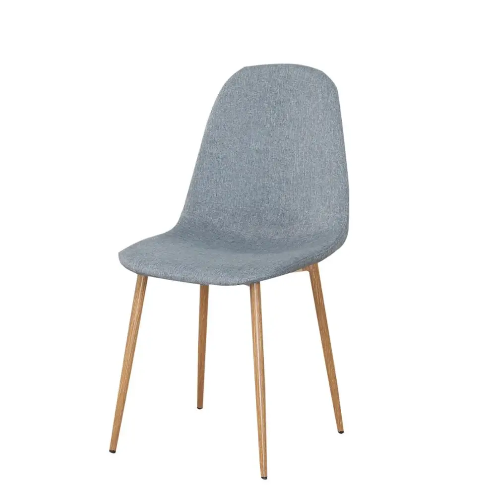 Набор из 4 средневековых Ретро высококачественных льняных стульев ножки массива