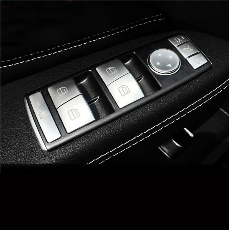 

Автомобильные стеклоподъемные пуговицы для Mercedes Benz C E Class W204 W212 ABS Автомобильная дверь