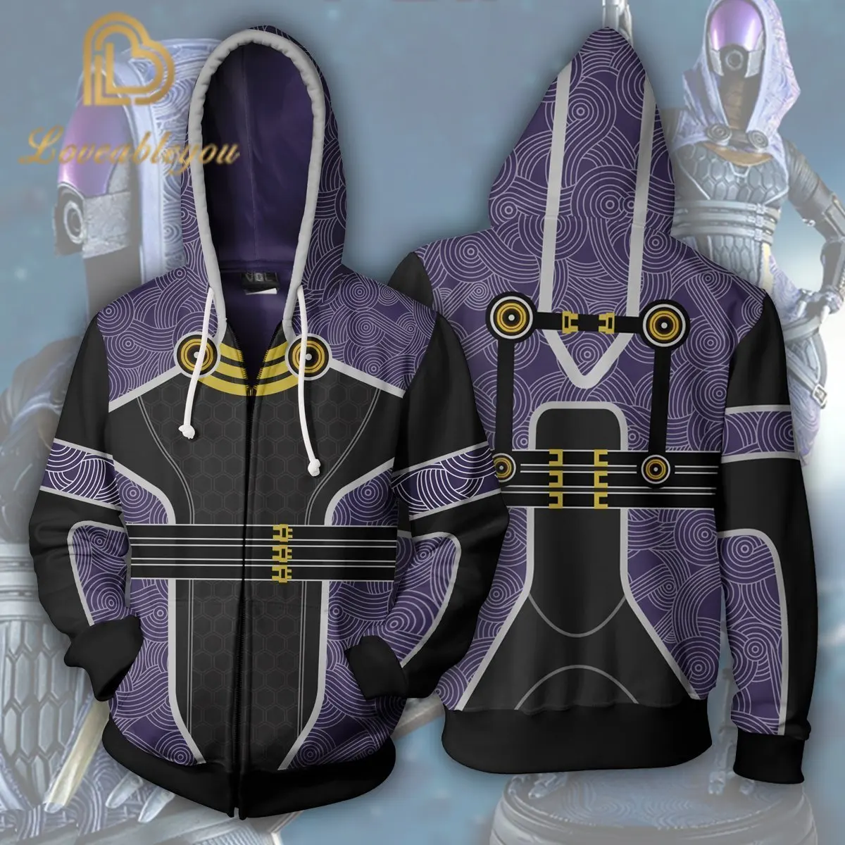 Куртка с эффектом игры одежда N7 мужская толстовка капюшоном на молнии осенняя