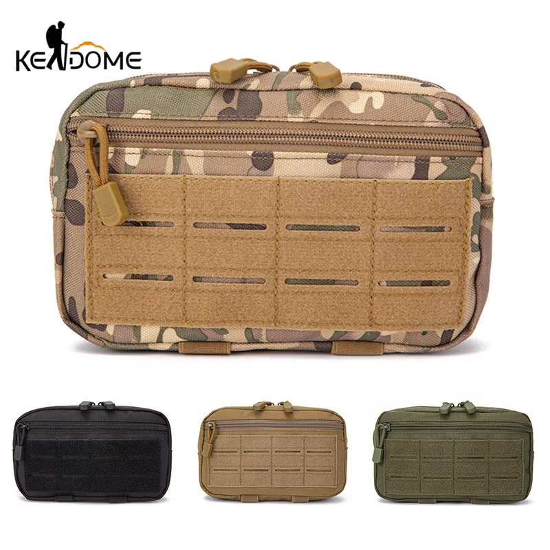 

1000D Waterproof Nylon Belt Bag Outdoor Sports Tactical Waist Bag Molle Function Accessory Storage Bag Army Fan Waist Bag XA759D