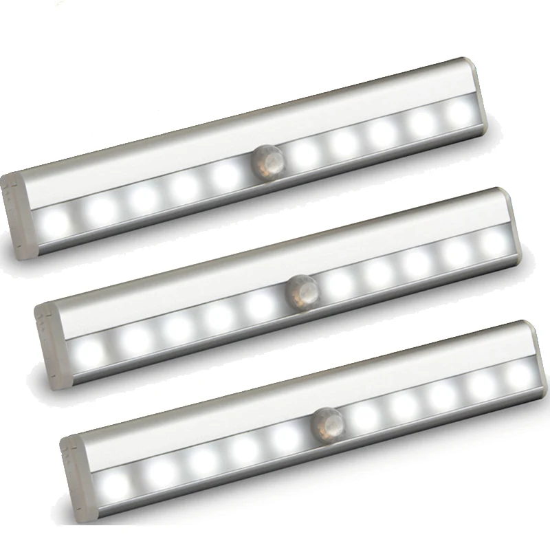 Светодиодная подсветка под шкаф движения Сенсор лампы освещения для Кухня