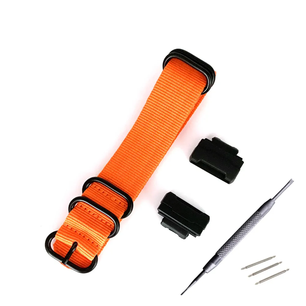 Нейлон НАТО ремешок для наручных часов с оптическими зумом Casio GD-110/ 100/120 GA-100/110/400