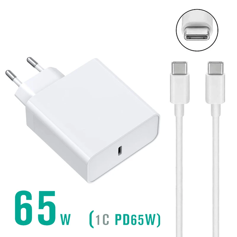 45W 65W USB Type C PD Charger 20V 3.25A Power Laptop Adapter For Huawei Matebook HP DELL XPS Notebooks Macbook Pro 12 13 | Компьютеры и
