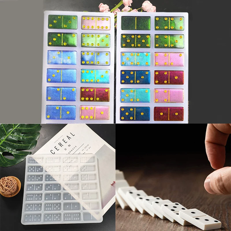 Ручная работа из смолы для фильтра Domino силиконовые формы ювелирных изделий