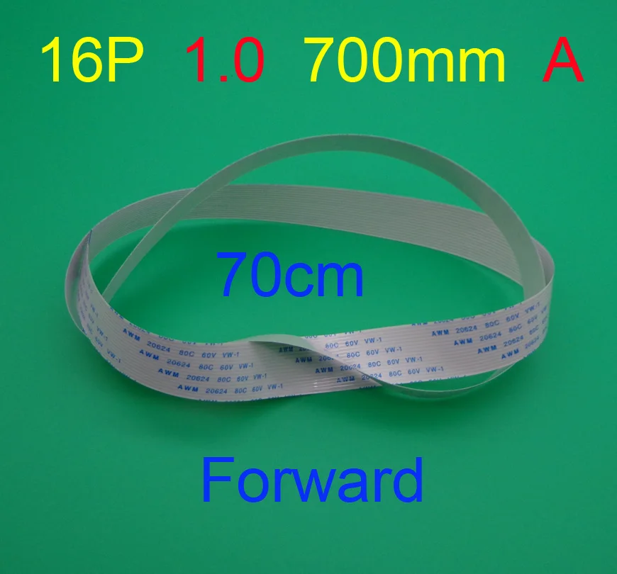 10X Новый FFC FPC плоский гибкий кабель 1 0 мм шаг 16 pin 16pin вперед длина 700 ширина 17