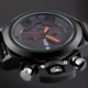 MEGIR Big Dial Sports Men Quartz Watch Fashion Black Silicone Strap Multifunction Chronograph Calendar Waterproof Watches Mens Other Image