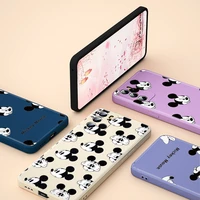 white mickey disney phone case for oppo reno 6 5 5k 5f 4f 4z 4 3 2 2f 2z z pro plus lite 5g liquid silicone soft cover