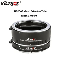 viltrox dg z auto focus af macro extension tube lens adapter ring 12mm24mm aperture adjust for nikon z mount camera lens z6