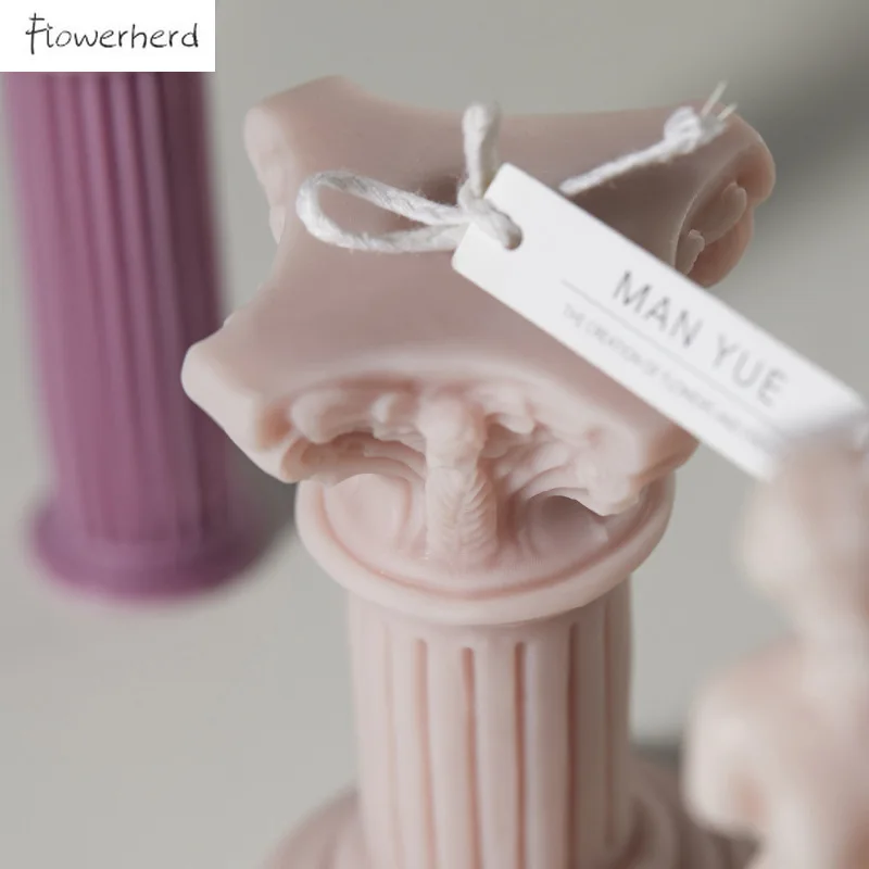 Европейский римская колонна Венера свеча силиконовые формы DIY Форма для литья