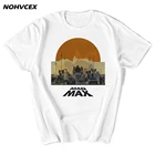 Суперзаряжающий перехватчик с футболкой Mad Max, автомобильный фильм v8, гоня 600, мощность лошади