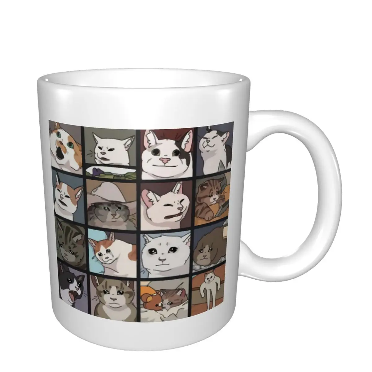 Смешная кошачья кружка с юмором O100 кофейная чашка двойные стеклянные кофейные