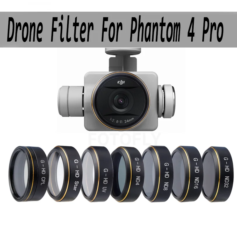 

Drone Filter For DJI Phantom 4 Pro V2.0 ND 4 8 16 32 CPL UV Filters Set For DJI Phantom 4 Advanced Gimbal Drone Camera Accessory