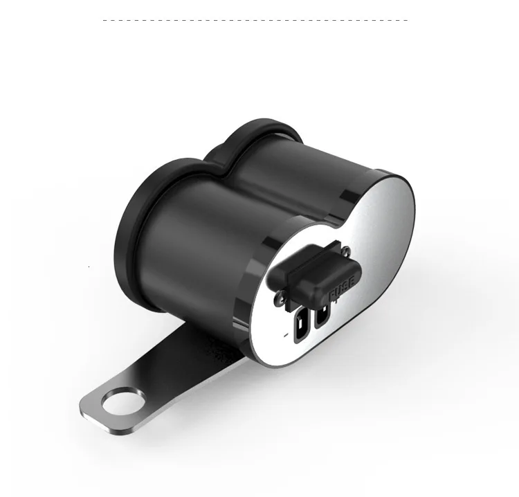 OHANEE moto rcycle USB зарядное устройство для телефона 12 В/24 В разъем прикуривателя Dual USB QC 3,0 moto зарядное устройство светодиодный водонепроницаемый вольтметр