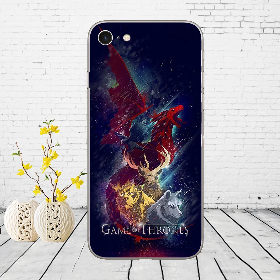 98DD Игра престолов сезон 7 Gots7 Мягкий силиконовый чехол для iPhone 5 5S SE 6 6s 8 plus 7 7 Plus X XS SR MAX чехол