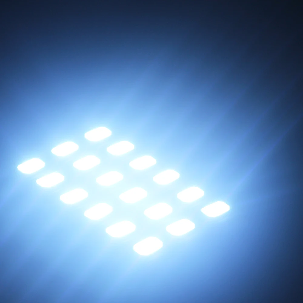 

4pcs 12V 5730 18 SMD LED Interior Dome Reading Panel Bulb Lamp White Pure Light Bulb With W5W T10 Festoon Adapters 6000k 8000k