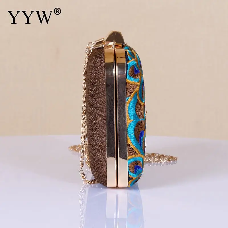 Винтажная вышитый клатч сумка с кошелеком для свадебной вечеринки сумки женщин