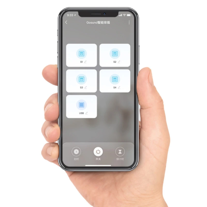 Удлинитель Gosund CP5 Wi-Fi голосовое управление дистанционное через приложение Xiaomi Mijia