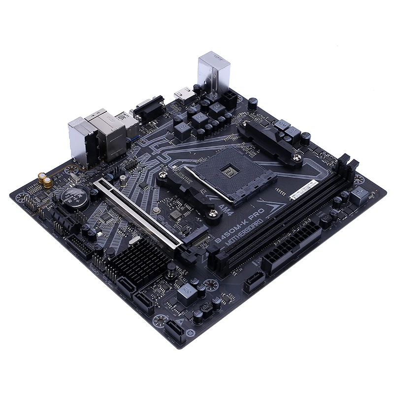 Красочные B450M-K PRO V14 материнская плата двухканальный DDR4 2400/213 Гц SATA 6 ГБ/сек. для AMD AM4