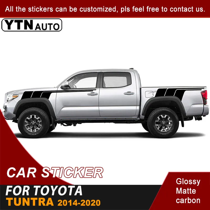 

Car Decal Fit For Toyota Tundra 2014 2015 2016 2017 2018 2019 2020 Side Body Rear Trunk Stripe Racing Graphic Vinyl Car Sticker