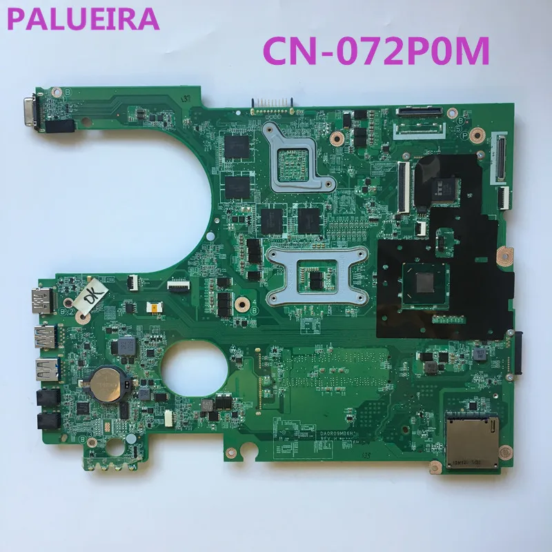 PALUBEIRA DA0R09MB6H1 DA0R09MB6H3 REV H CN 072P0M 72P0M для dell inspiron 5720 7720 ptop материнская плата HD4000 GT650M
