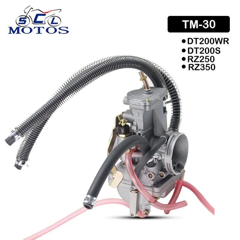 Мотоциклетный карбюратор Mikuni TM 30 мм плоский слайдер для Yamaha DT200WR DT200S RZ250 RZ350