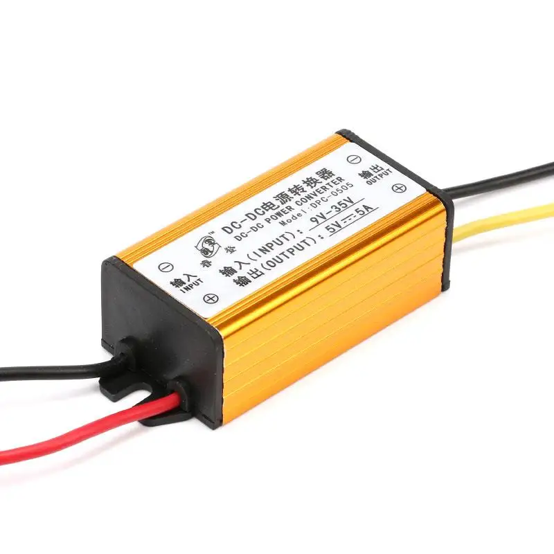 DC-DC 12V 24V to 5V 5A понижающий преобразователь регулятор напряжения модуль питания для