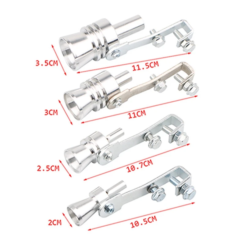 

Universal Car Exhaust Pipe Sound Simulator Turbo Whistle Vehicle Modified Device Turbo Muffler Blow-Off